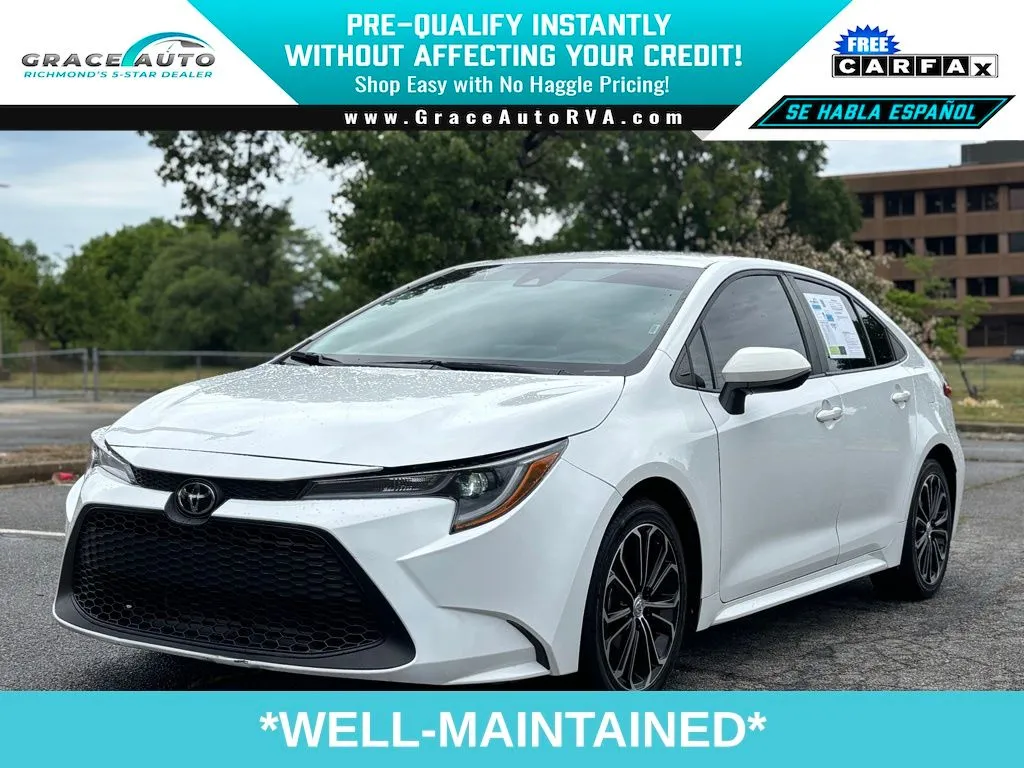 White 2021 Toyota Corolla LE for sale in Richmond, VA