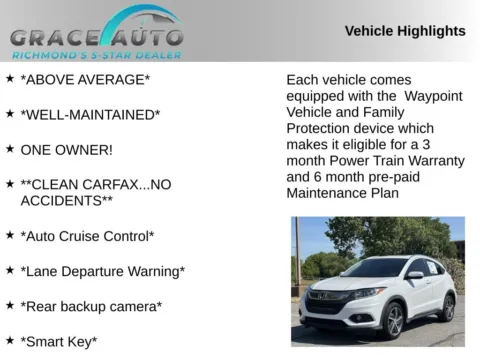Photos of 2022 Honda HR-V EX for sale in Richmond, VA at Grace Auto Sales