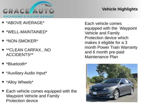 Photos of 2013 Toyota Camry SE for sale in Richmond, VA at Grace Auto Sales