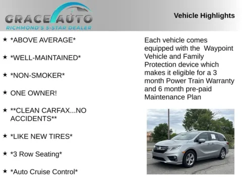Photos of 2018 Honda Odyssey EX-L for sale in Richmond, VA at Grace Auto Sales