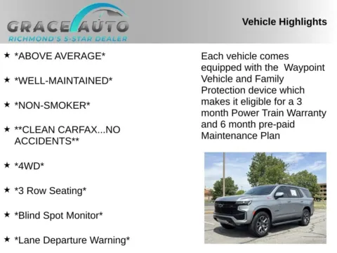 Photos of 2024 Chevrolet Tahoe Z71 for sale in Richmond, VA at Grace Auto Sales