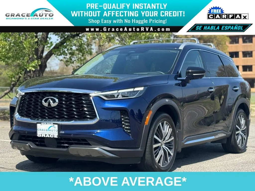 Blue 2023 INFINITI QX60 Sensory for sale in Richmond, VA