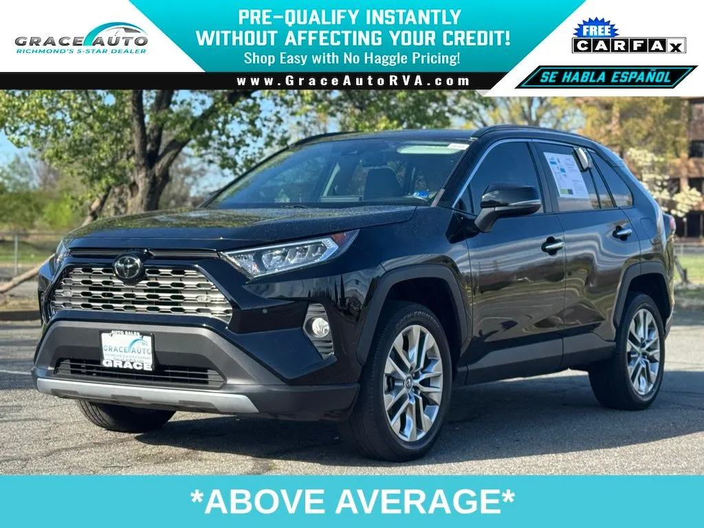 Black 2019 Toyota RAV4 Limited for sale in Richmond, VA