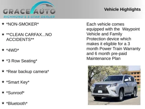 Photos of 2018 Lexus GX 460 Premium for sale in Richmond, VA at Grace Auto Sales