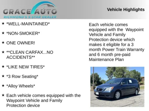 Photos of 2010 Honda Odyssey EX for sale in Richmond, VA at Grace Auto Sales
