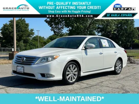 White 2011 Toyota Avalon Limited for sale in Richmond, VA
