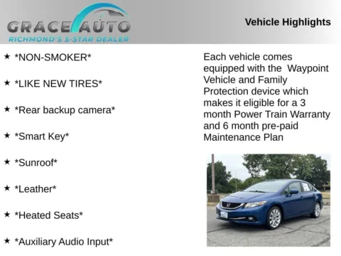 Photos of 2015 Honda Civic EX-L for sale in Richmond, VA at Grace Auto Sales