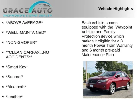 Photos of 2011 Lexus RX 350 for sale in Richmond, VA at Grace Auto Sales
