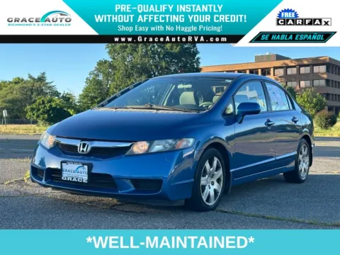 Blue 2009 Honda Civic LX for sale in Richmond, VA