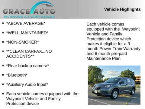 Photos of 2014 Honda CR-V LX for sale in Richmond, VA at Grace Auto Sales