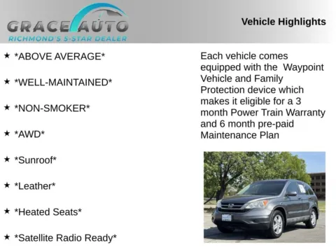 Photos of 2010 Honda CR-V EX-L for sale in Richmond, VA at Grace Auto Sales