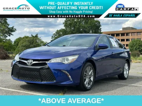 Blue 2015 Toyota Camry SE for sale in Richmond, VA