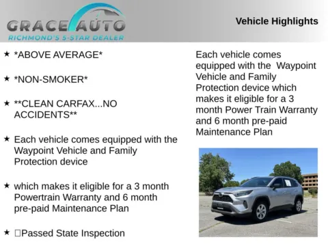 Photos of 2021 Toyota RAV4 LE for sale in Richmond, VA at Grace Auto Sales