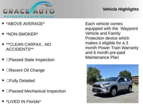 Photos of 2021 Toyota RAV4 LE for sale in Richmond, VA at Grace Auto Sales