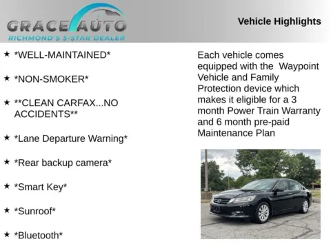Photos of 2014 Honda Accord EX-L for sale in Richmond, VA at Grace Auto Sales