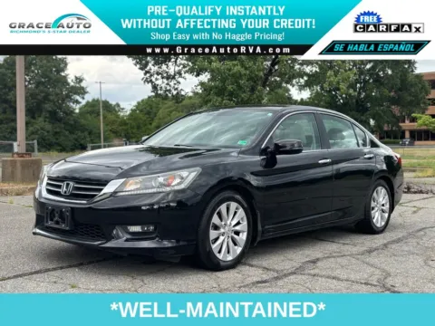 Black 2014 Honda Accord EX-L for sale in Richmond, VA