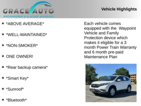 Photos of 2015 Honda CR-V EX for sale in Richmond, VA at Grace Auto Sales