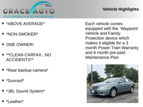 Photos of 2010 Toyota Camry LE for sale in Richmond, VA at Grace Auto Sales