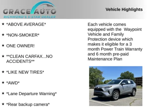 Photos of 2020 Toyota RAV4 XLE Premium for sale in Richmond, VA at Grace Auto Sales
