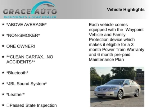 Photos of 2007 Toyota Camry CE for sale in Richmond, VA at Grace Auto Sales