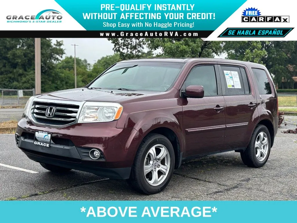 Red 2013 Honda Pilot EX-L for sale in Richmond, VA