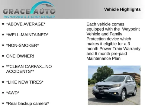 Photos of 2013 Honda CR-V EX-L for sale in Richmond, VA at Grace Auto Sales