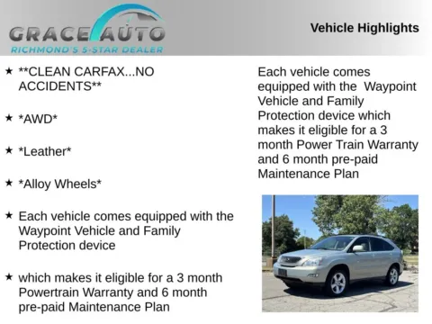 Photos of 2008 Lexus RX 350 for sale in Richmond, VA at Grace Auto Sales