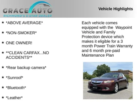 Photos of 2012 Acura TSX 2.4 for sale in Richmond, VA at Grace Auto Sales
