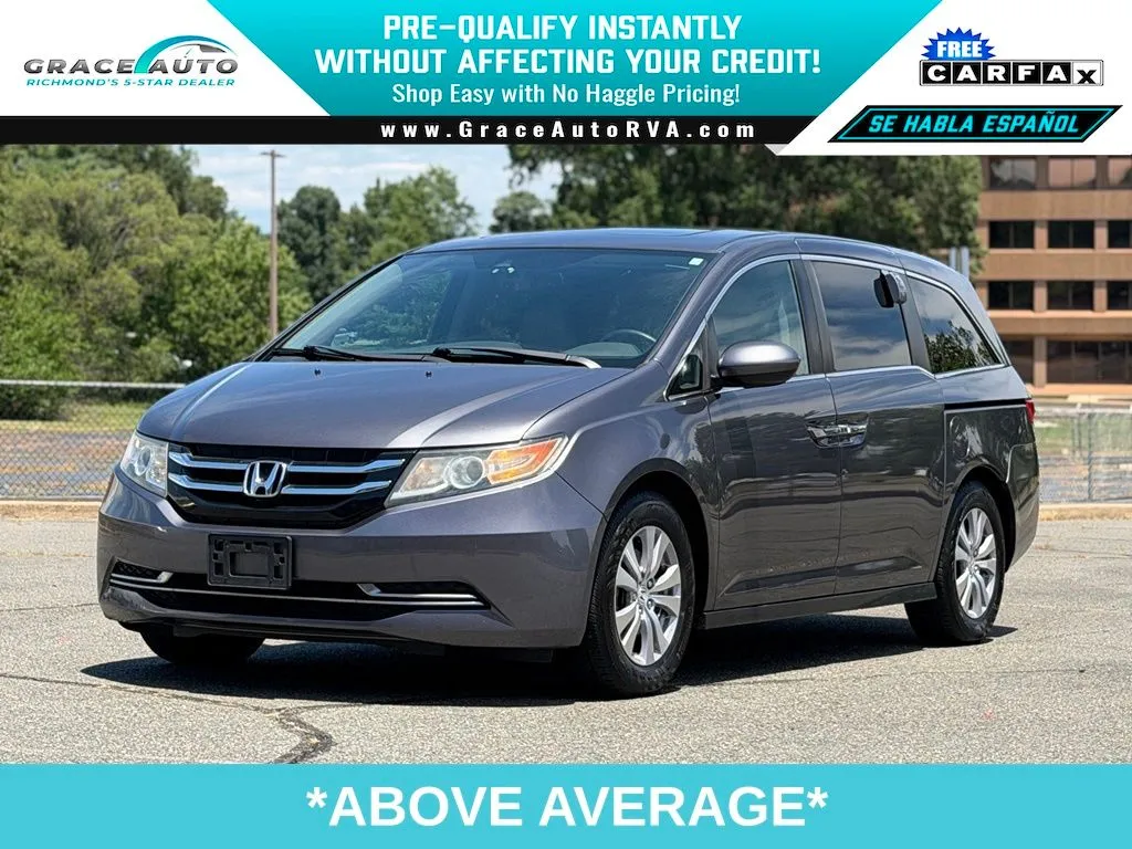 Gray 2015 Honda Odyssey EX-L for sale in Richmond, VA