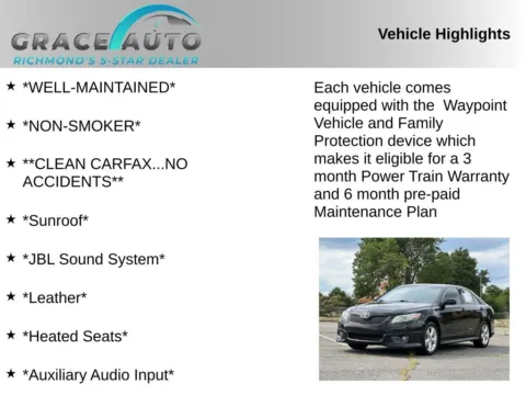 Photos of 2011 Toyota Camry SE for sale in Richmond, VA at Grace Auto Sales