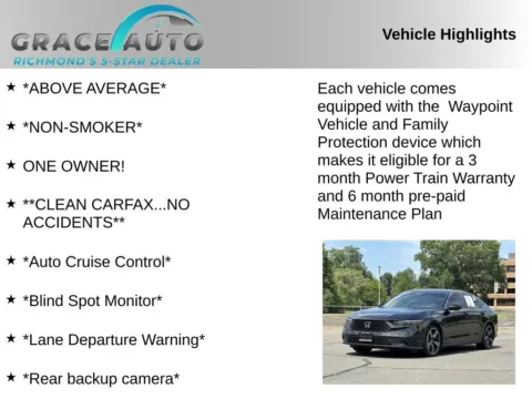 Photos of 2025 Honda Accord Hybrid Sport for sale in Richmond, VA at Grace Auto Sales