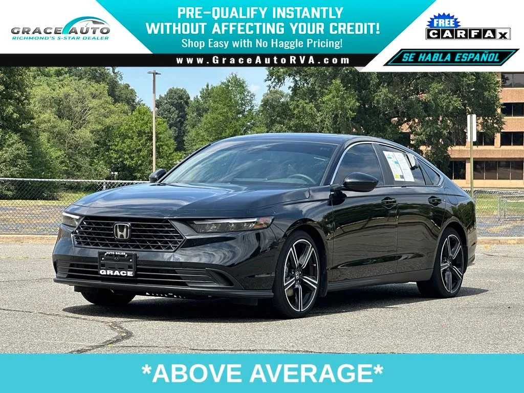 Black 2025 Honda Accord Hybrid Sport for sale in Richmond, VA