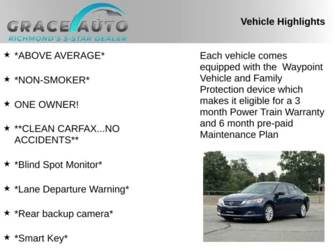 Photos of 2013 Honda Accord EX-L for sale in Richmond, VA at Grace Auto Sales
