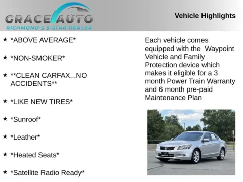 Photos of 2010 Honda Accord EX-L for sale in Richmond, VA at Grace Auto Sales