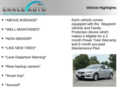 Photos of 2014 Honda Accord EX-L for sale in Richmond, VA at Grace Auto Sales