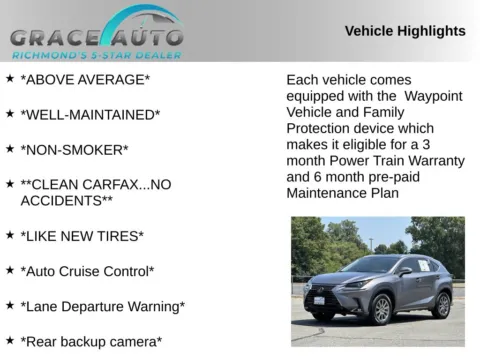 Photos of 2020 Lexus NX 300 Base for sale in Richmond, VA at Grace Auto Sales
