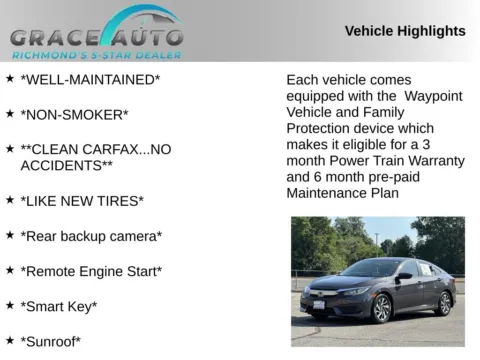 Photos of 2017 Honda Civic EX for sale in Richmond, VA at Grace Auto Sales