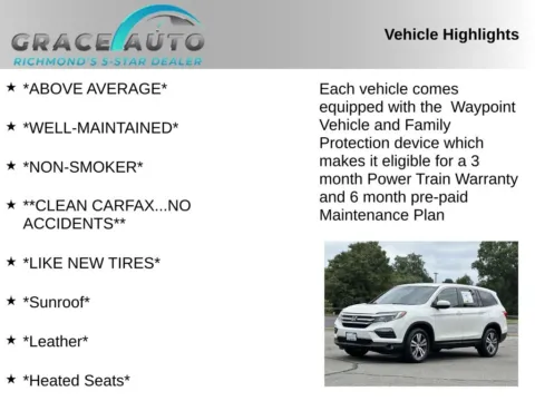 Photos of 2016 Honda Pilot EX-L for sale in Richmond, VA at Grace Auto Sales