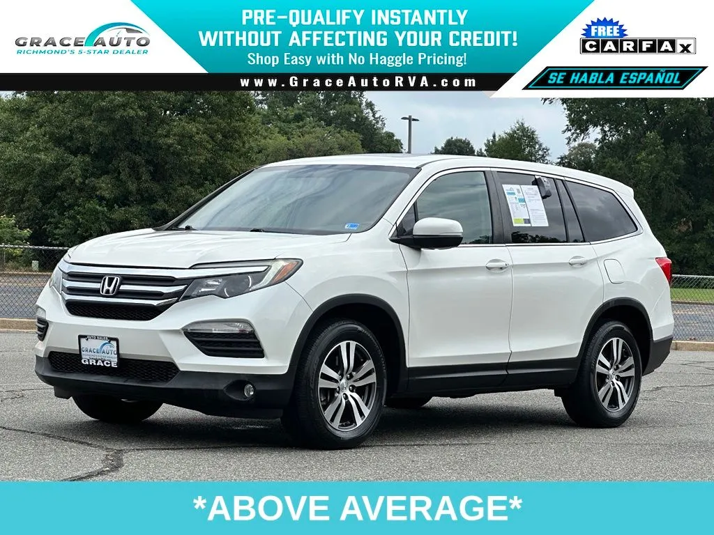 White 2016 Honda Pilot EX-L for sale in Richmond, VA