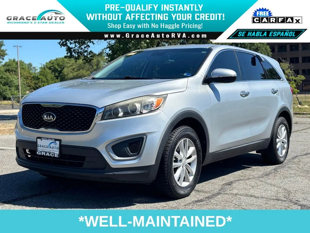 Silver 2016 Kia Sorento L for sale in Richmond, VA