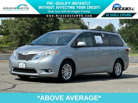 Silver 2015 Toyota Sienna XLE for sale in Richmond, VA