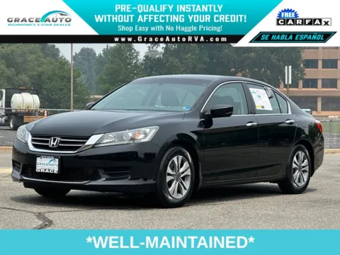 Black 2013 Honda Accord LX for sale in Richmond, VA