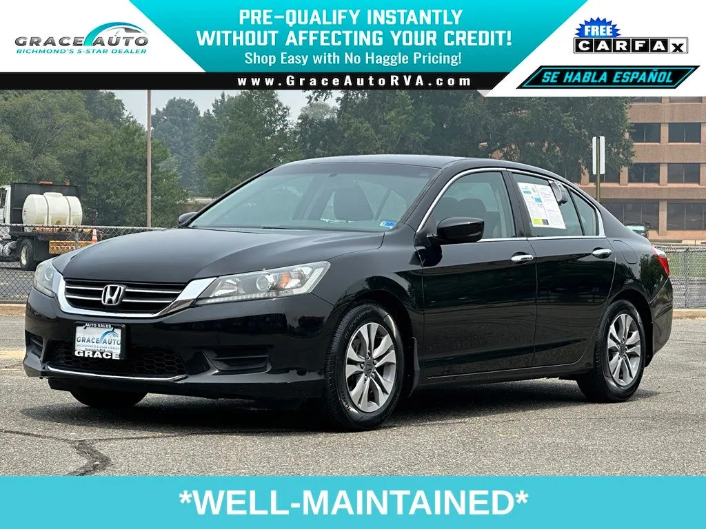 Black 2013 Honda Accord LX for sale in Richmond, VA