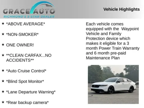 Photos of 2023 Honda Accord Hybrid Sport-L for sale in Richmond, VA at Grace Auto Sales