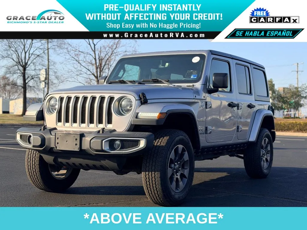 Silver 2018 Jeep Wrangler Unlimited Sahara for sale in Richmond, VA