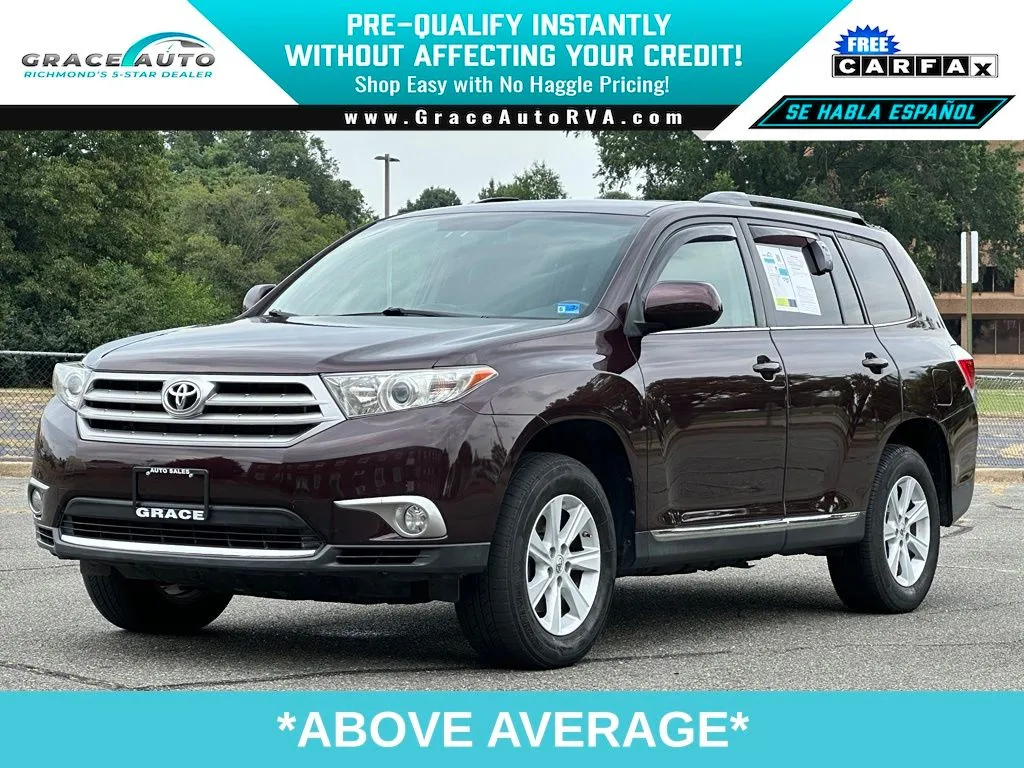 Red 2013 Toyota Highlander SE for sale in Richmond, VA