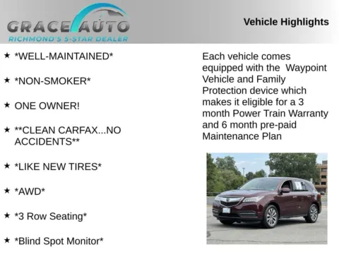Photos of 2014 Acura MDX 3.5L Technology Package for sale in Richmond, VA at Grace Auto Sales