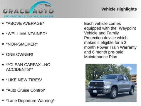 Photos of 2019 Toyota Tundra SR5 for sale in Richmond, VA at Grace Auto Sales