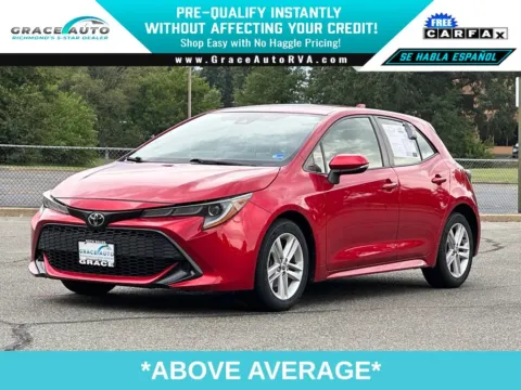 Red 2022 Toyota Corolla Hatchback SE for sale in Richmond, VA