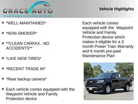 Photos of 2022 Chevrolet Colorado LT for sale in Richmond, VA at Grace Auto Sales